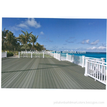 New Solid Co-Ex decking Hard wearing Hollow Co-Extrusion composite deck. Waterproof WPC outdoor decking floor